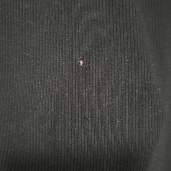 Black Ribbed Mock Turtleneck – Classic & Stylish! - Picture 5 of 7